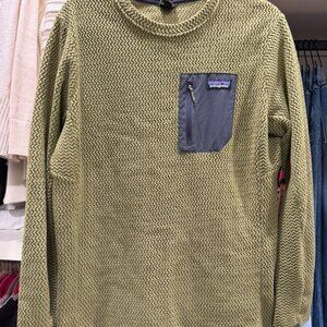 Men's Patagonia Sweater Fleece sweatshirt green size L